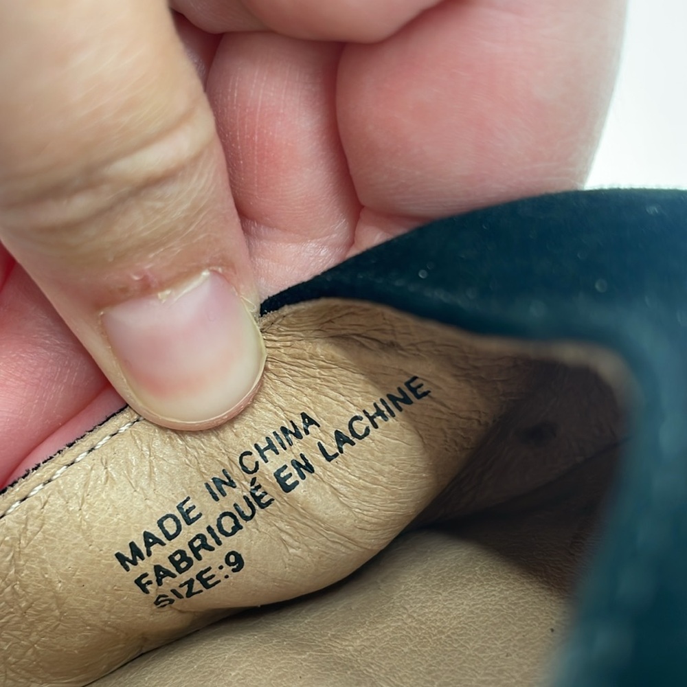 Anthropologie Strappy Heels in Black Suede 9M S59 - Picture 6 of 8